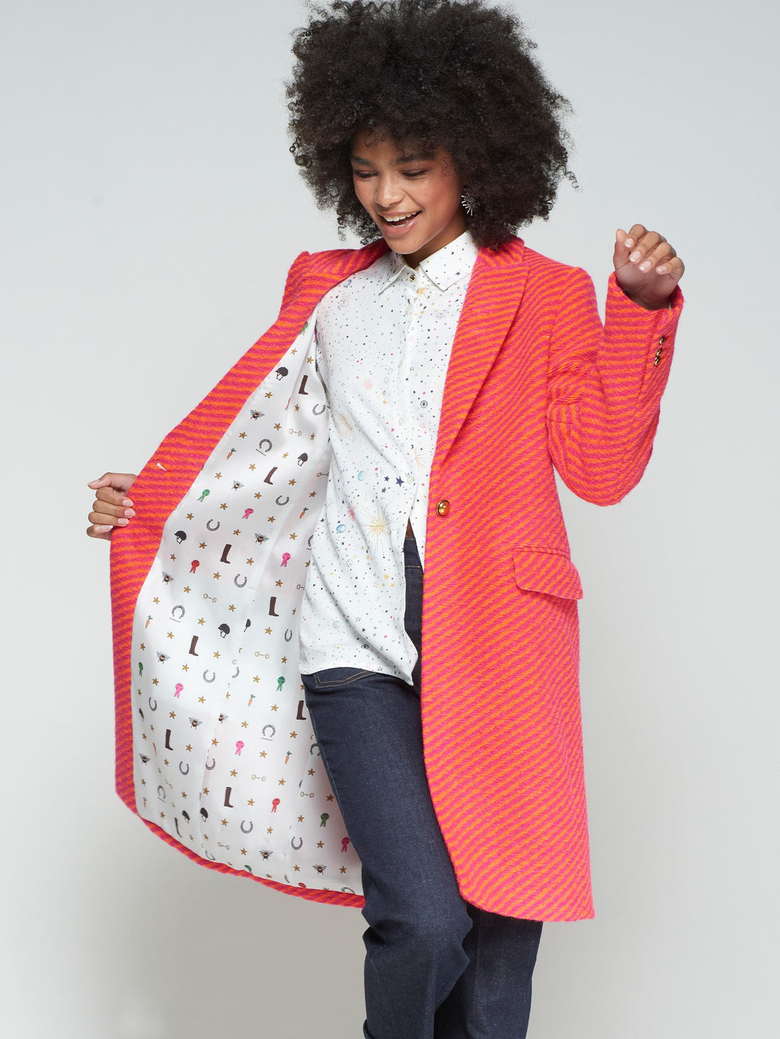 The Pink Zebra Coat