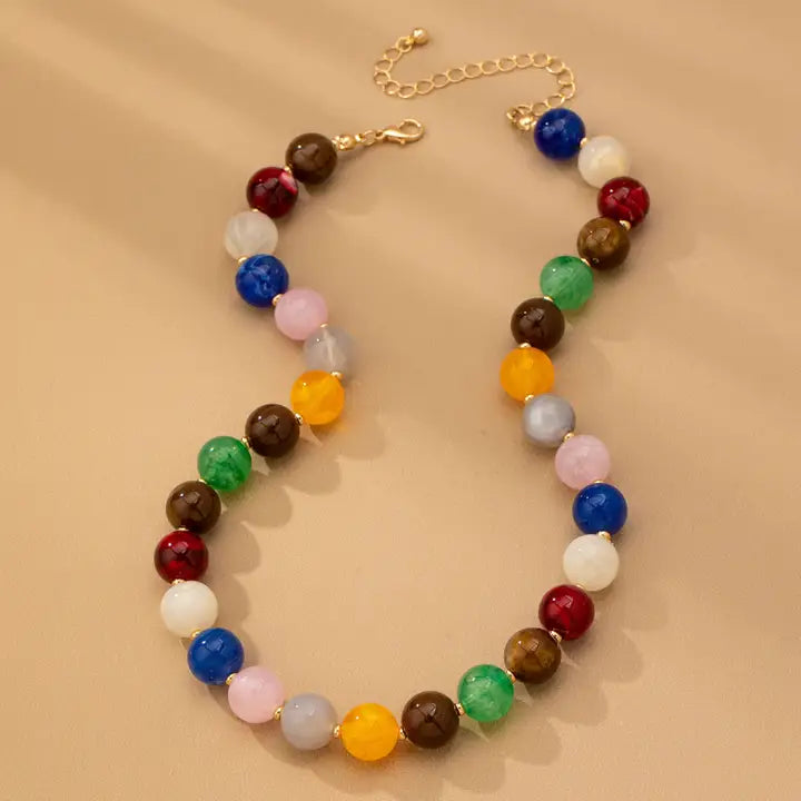 Multicolored Beaded Necklace