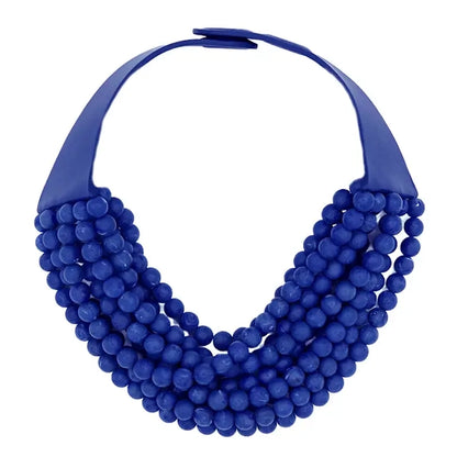 Chunky Layered Bead Necklace