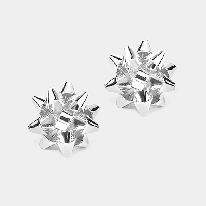 Metallic Bow Studs
