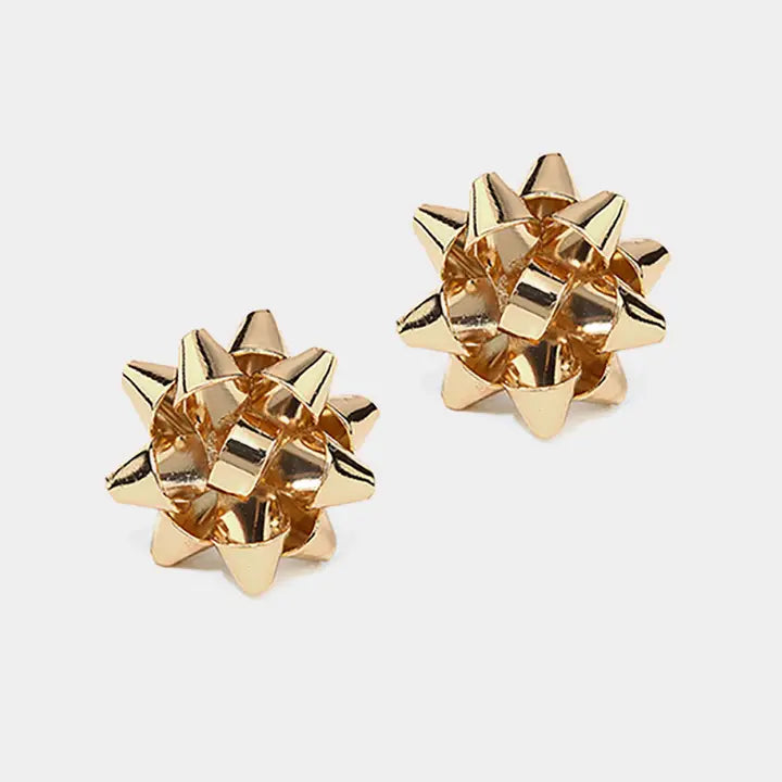 Metallic Bow Studs