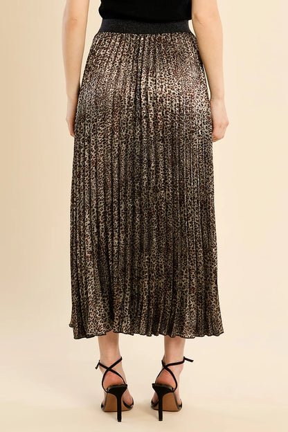Living for Leopard Skirt