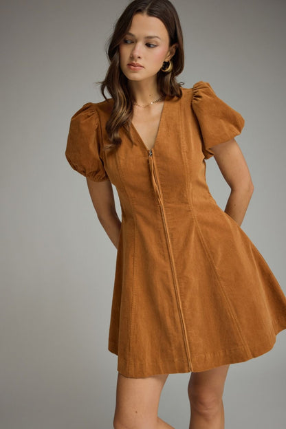 Corduroy Mini Dress