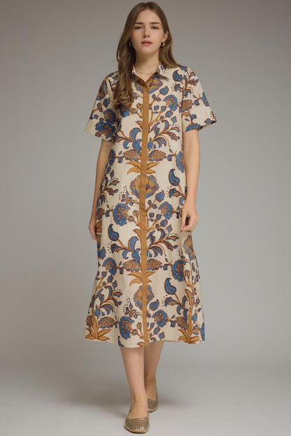 Fall Flower Dress