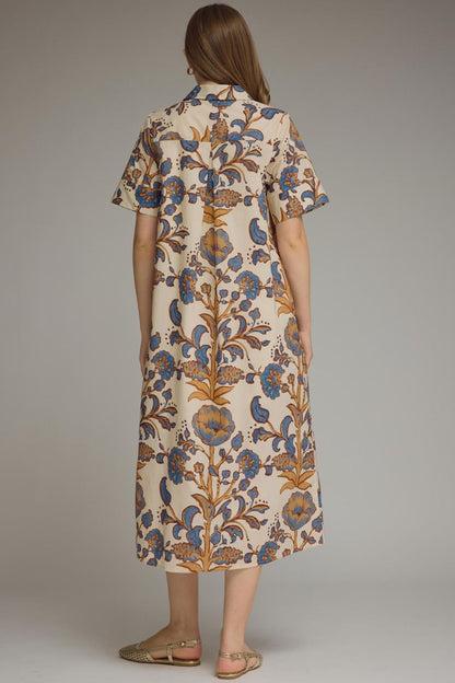 Fall Flower Dress