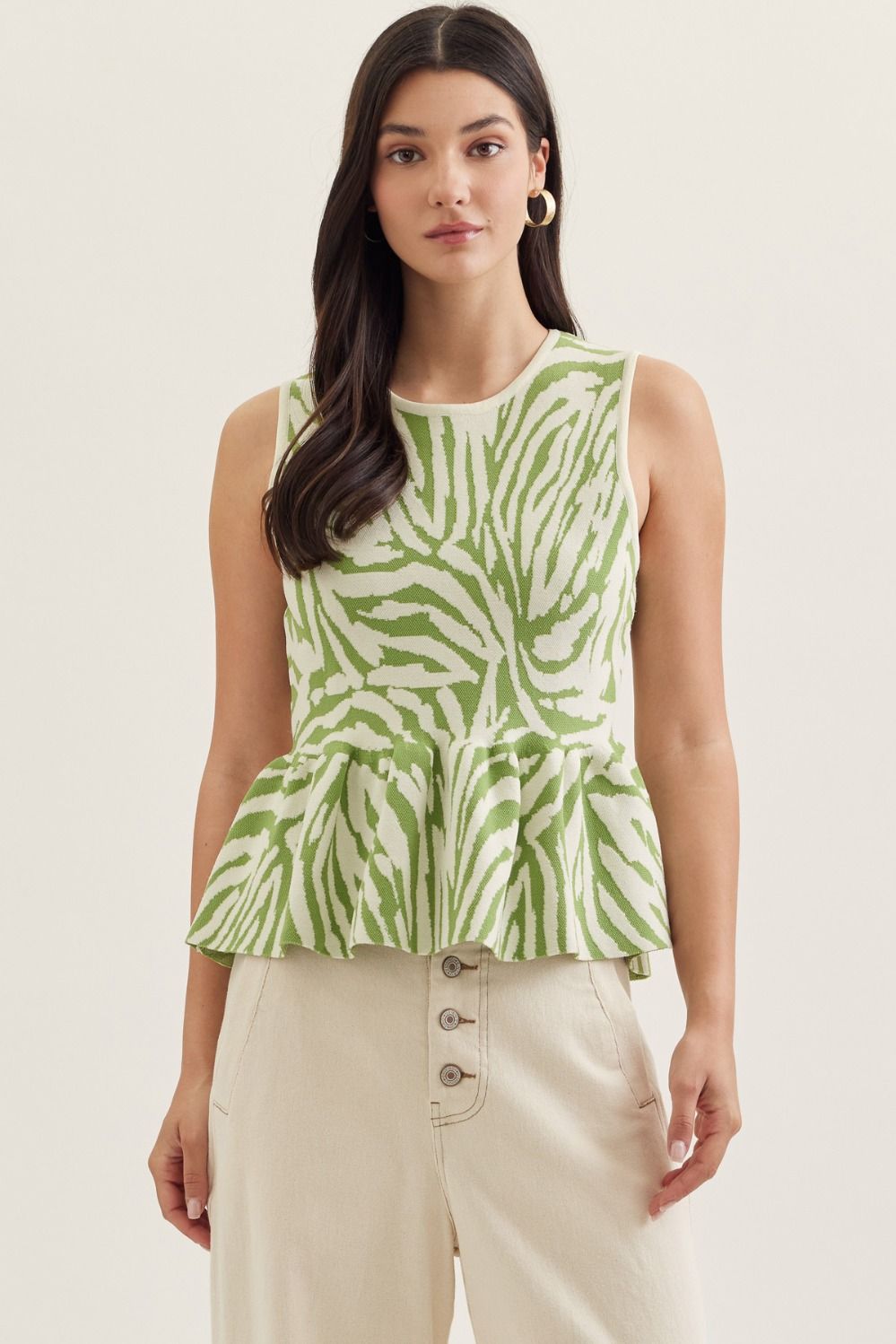 Botanical Knit Top