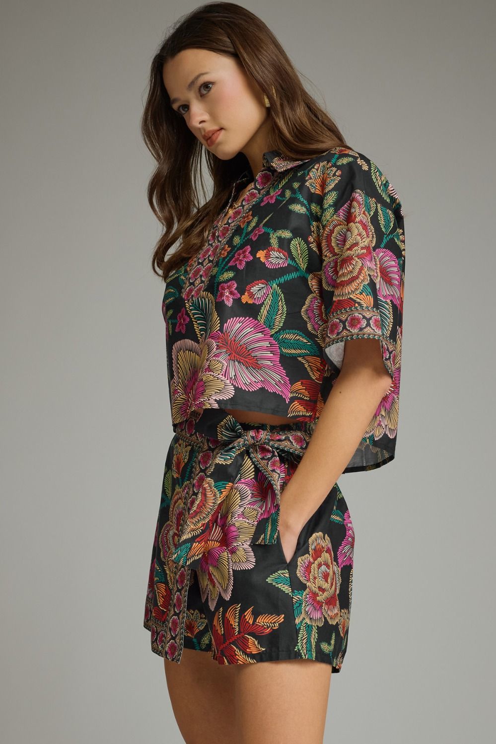 Aztec Floral Top