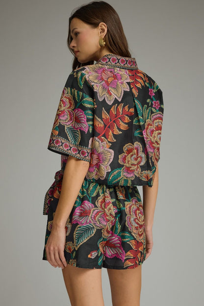 Aztec Floral Top