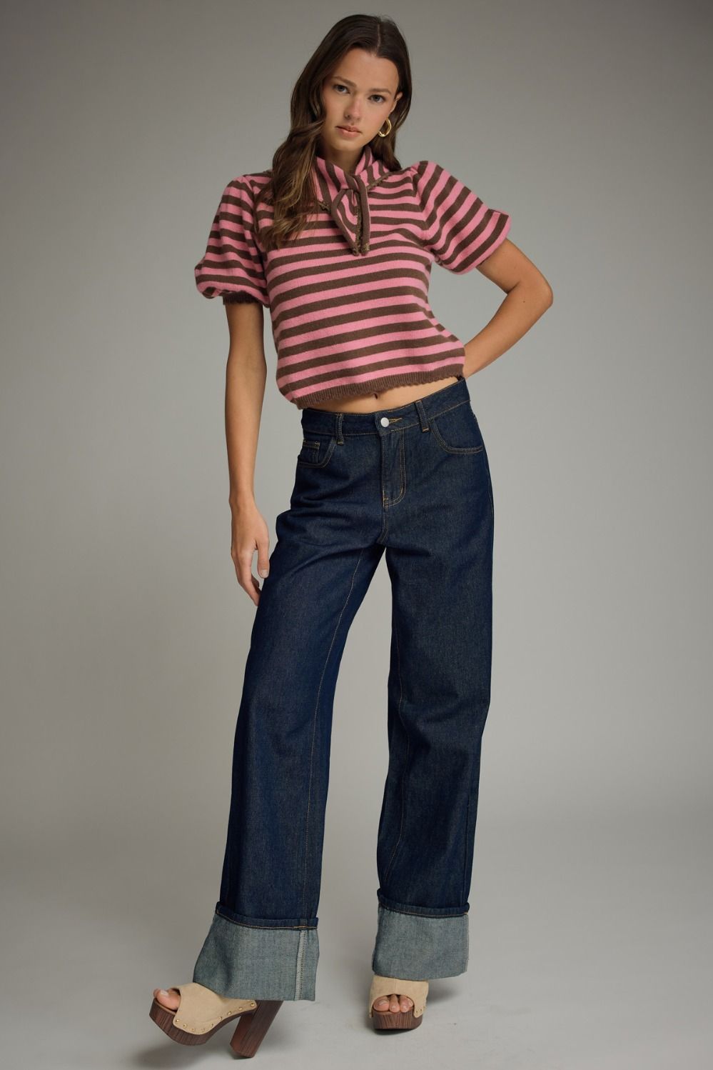 Stripped Sally Top