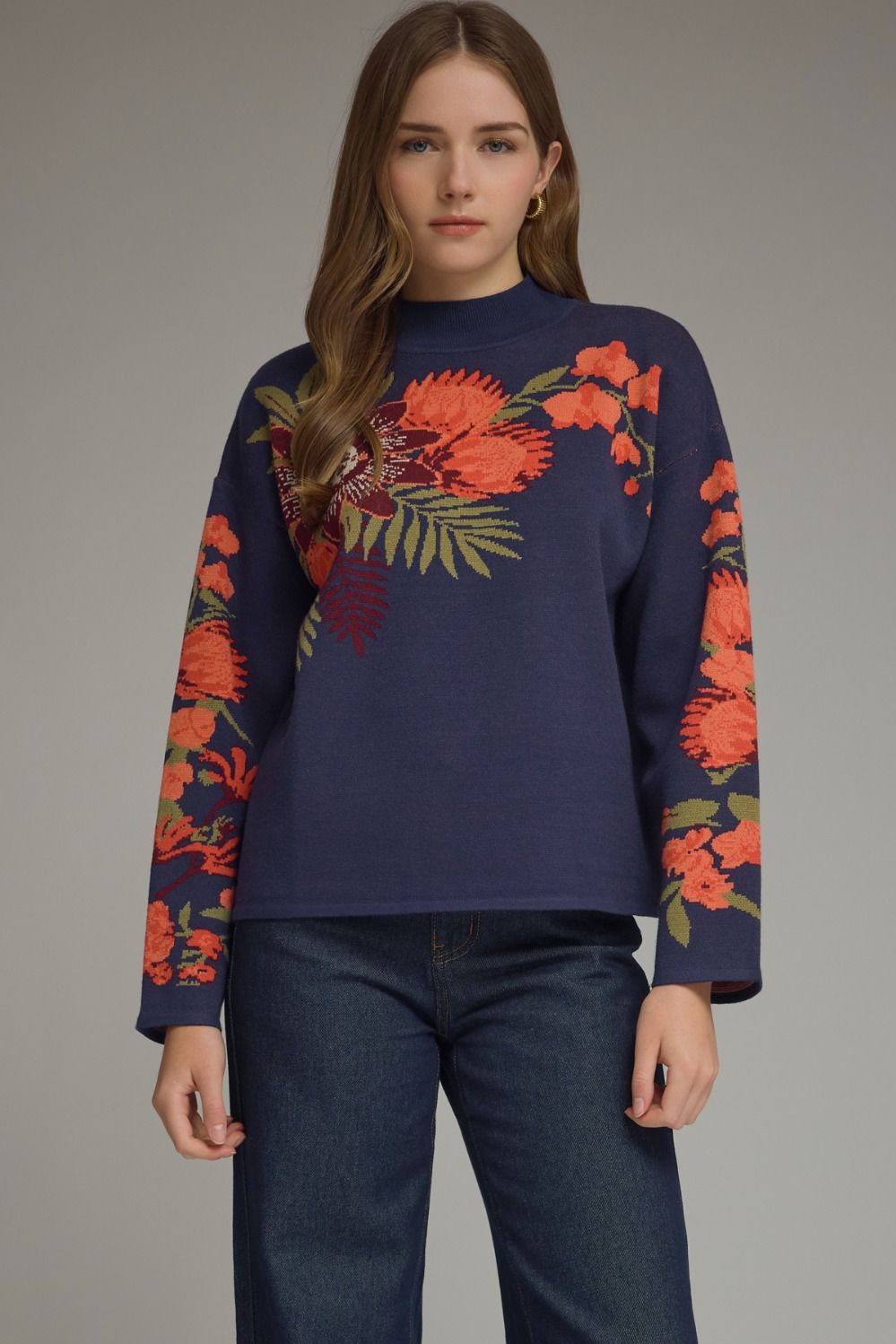 Navy &amp; Bloom Sweater