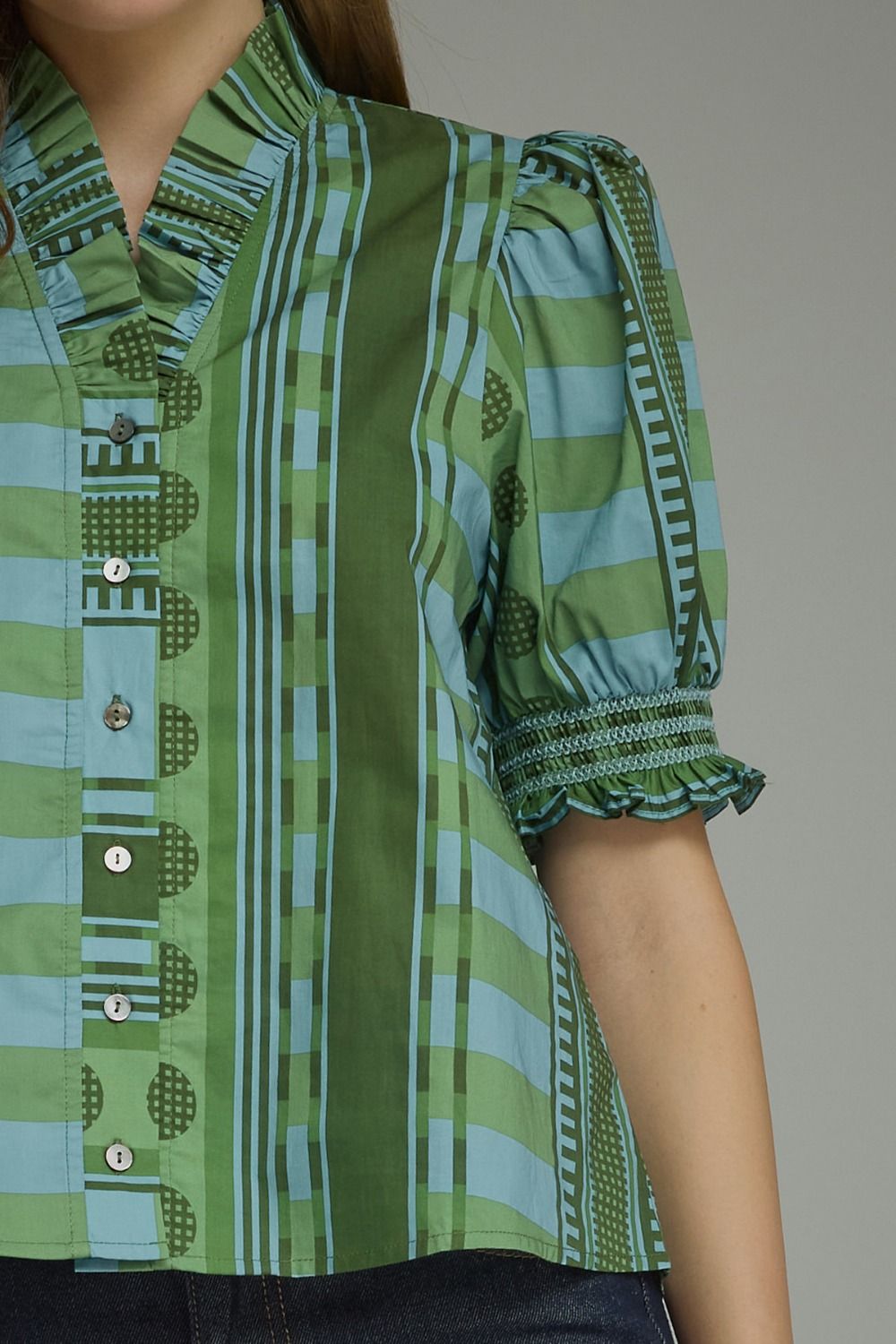Moody Blues Puff Sleeve Top