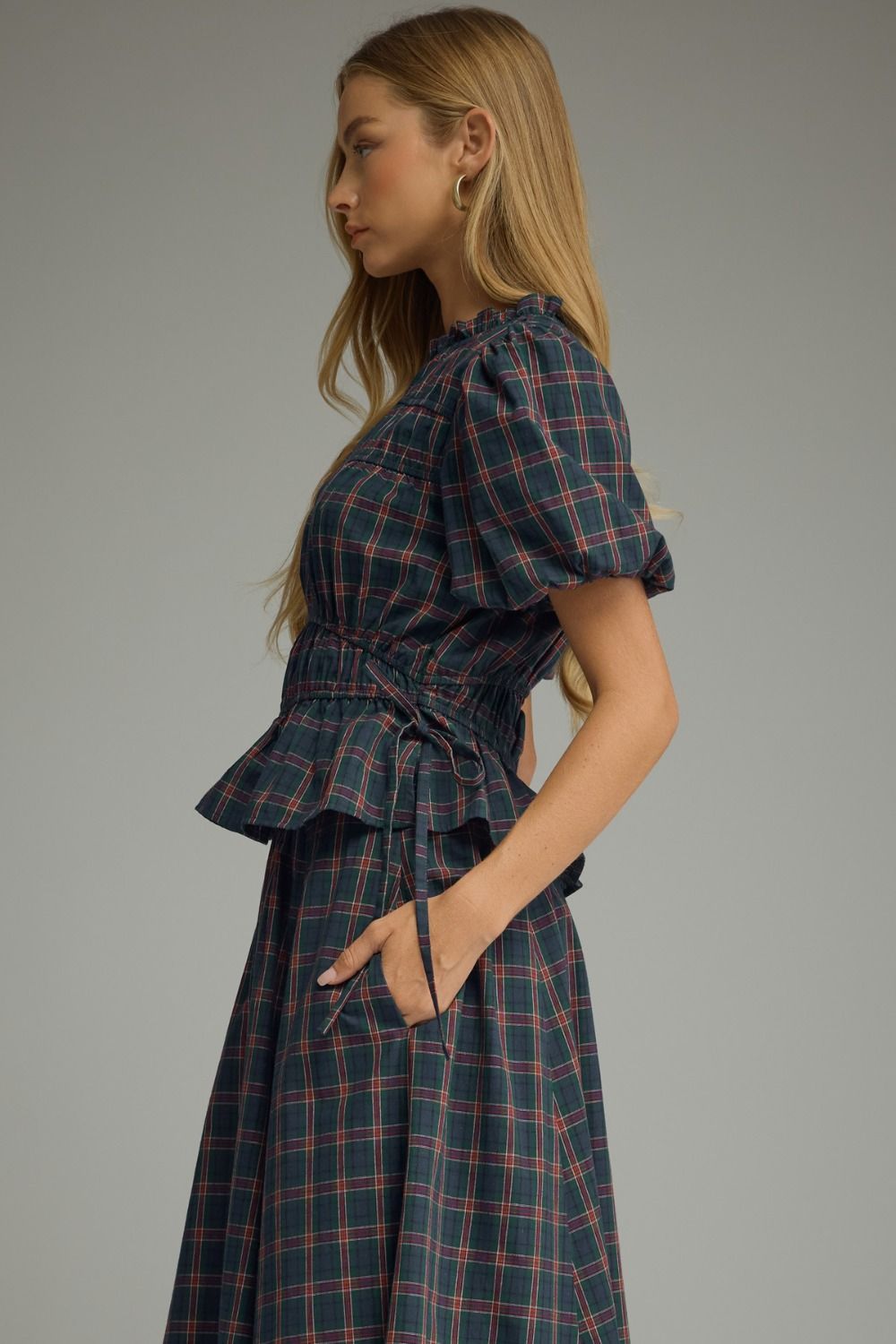 Pretty in Plaid Top