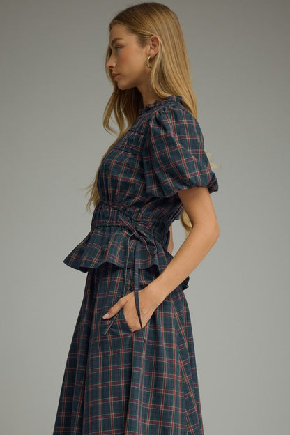Pretty in Plaid Top