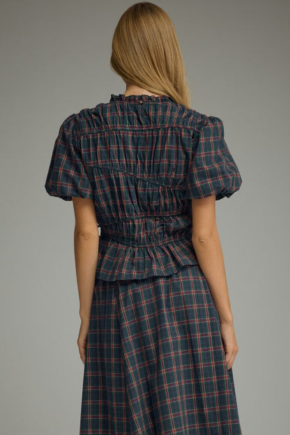 Pretty in Plaid Top