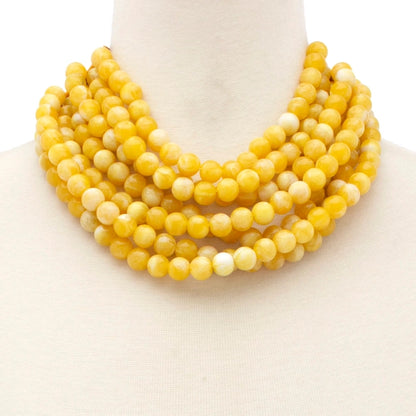 Chunky Layered Bead Necklace