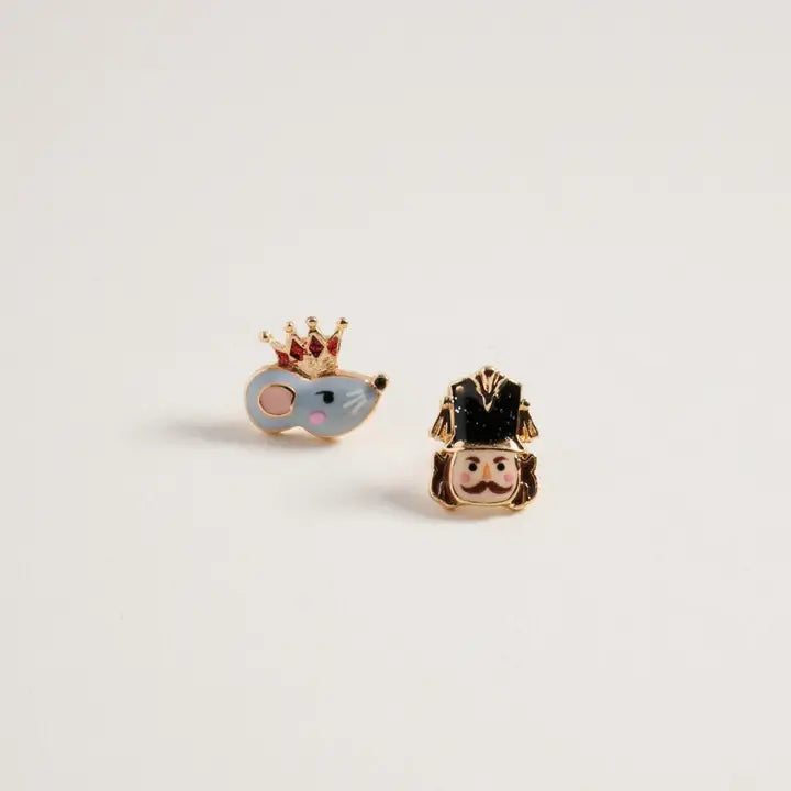 Mouse &amp; Nutcracker Head Studs