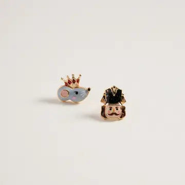Mouse &amp; Nutcracker Studs