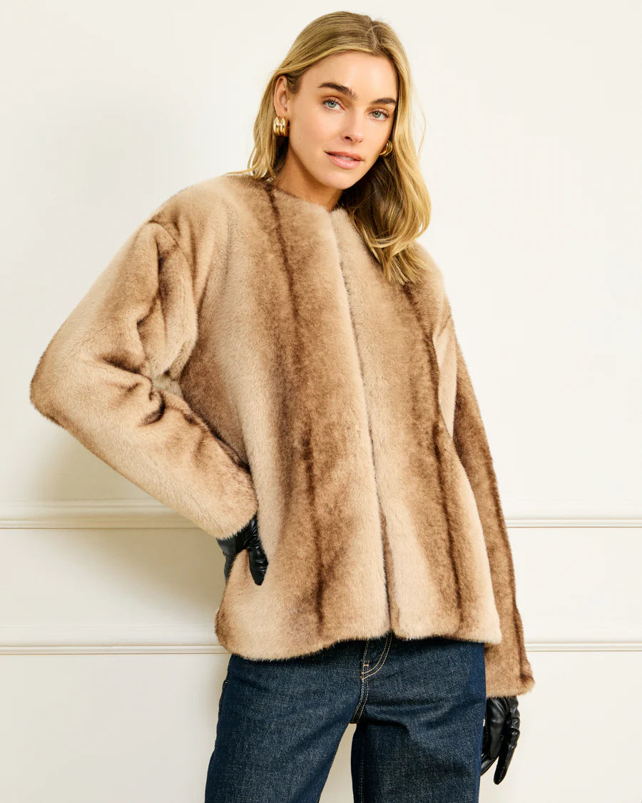 SATC Faux Fur Jacket