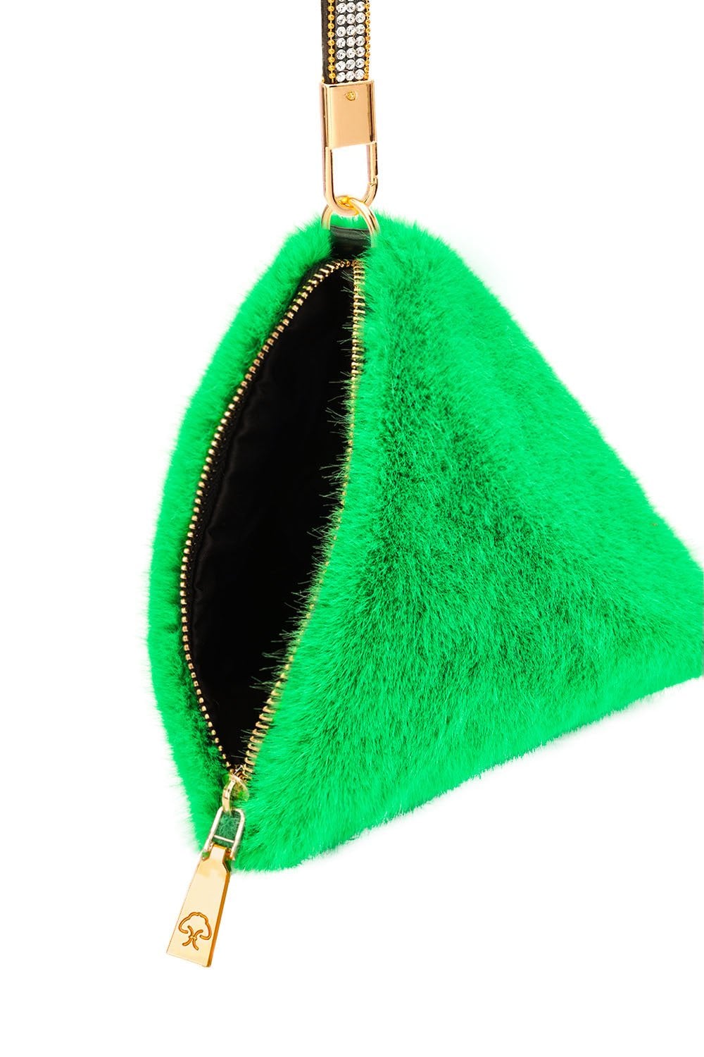 Faux Pyramid Wristlet
