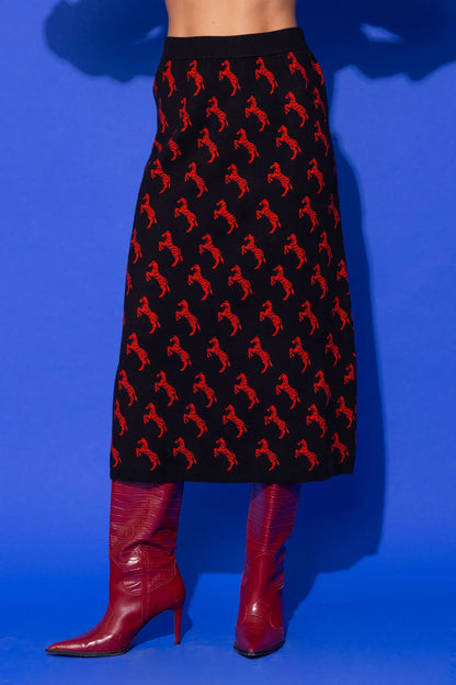 The Zebra Social Sweater Skirt