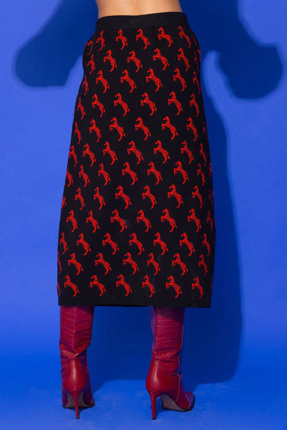 The Zebra Social Sweater Skirt