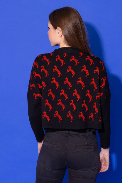 The Zebra Social Sweater