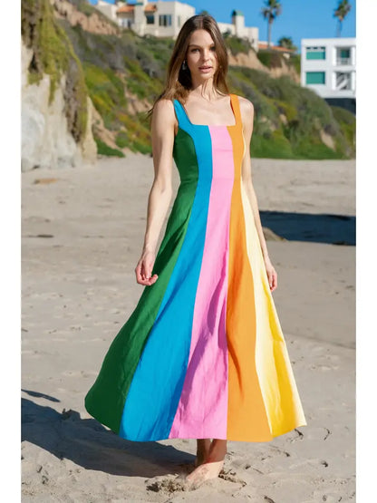 Color Queen Maxi Dress