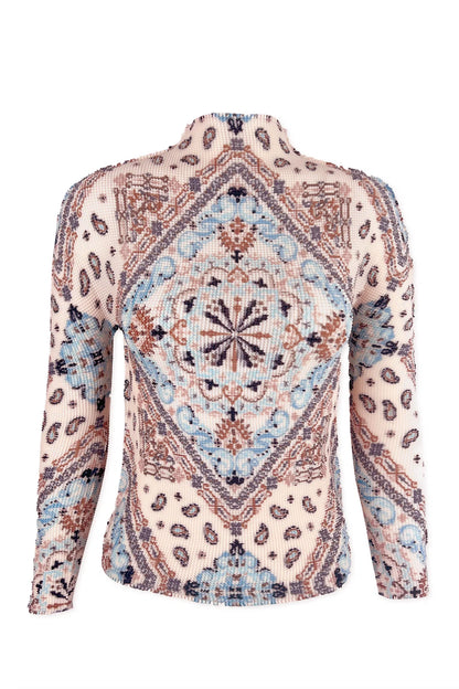 Arianna Kilim 3D Honeycomb Top