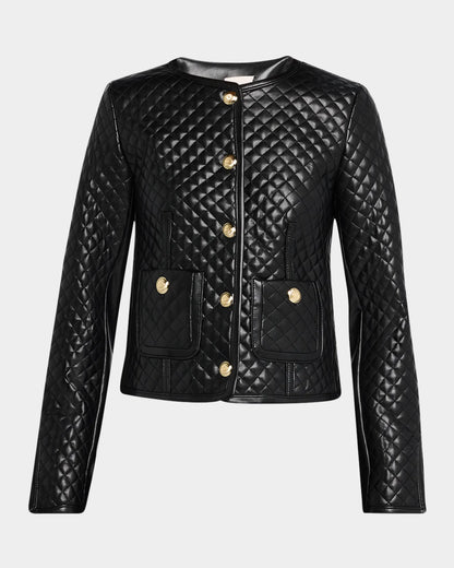 Aurelle Vegan Leather Jacket