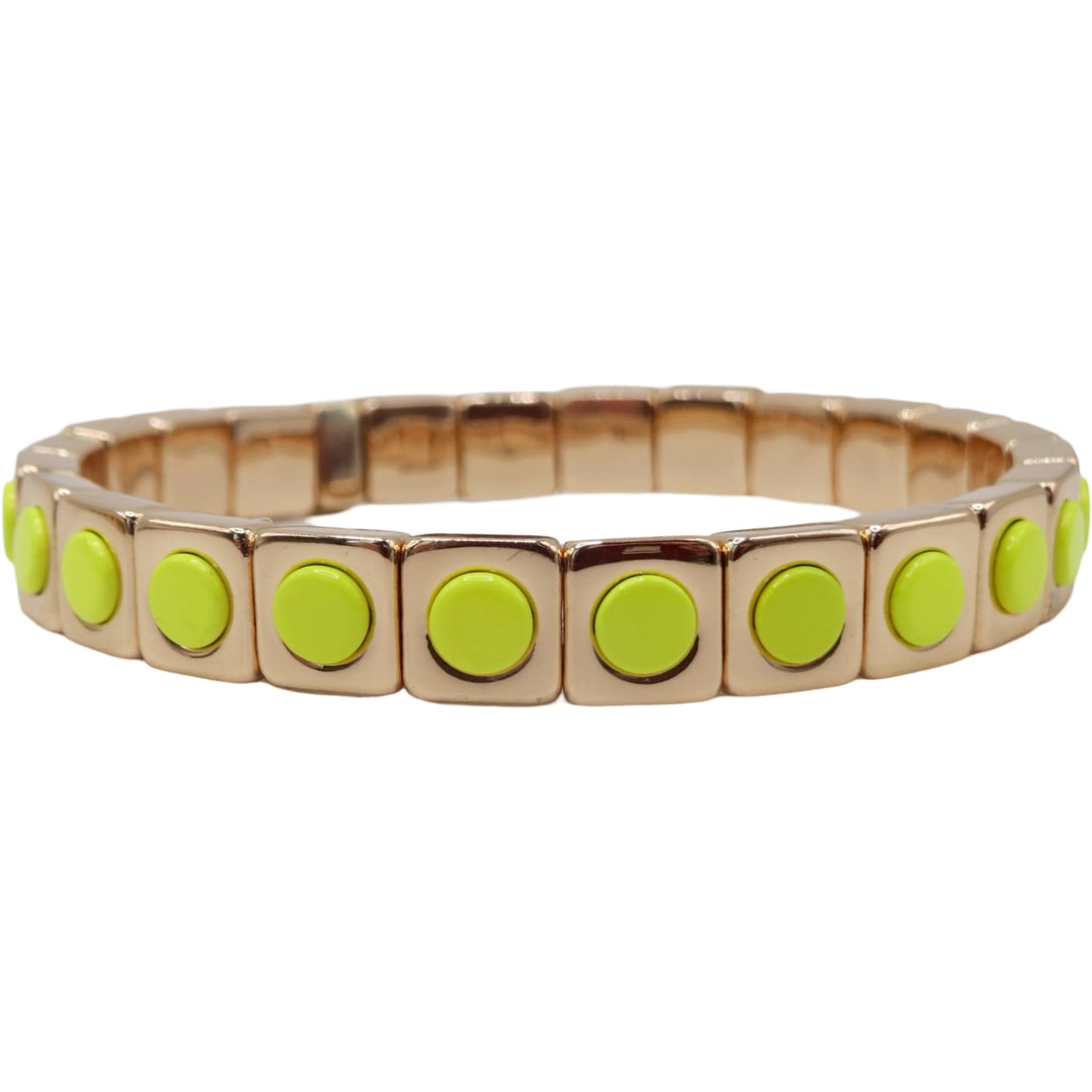 Neon Yellow Stack Bracelet