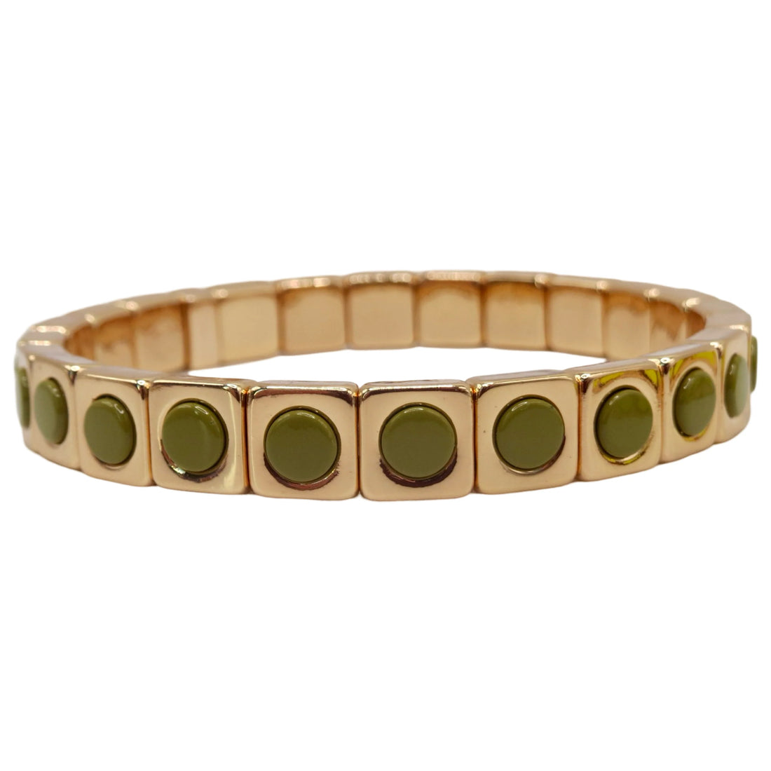 Olive Green Stack Bracelet