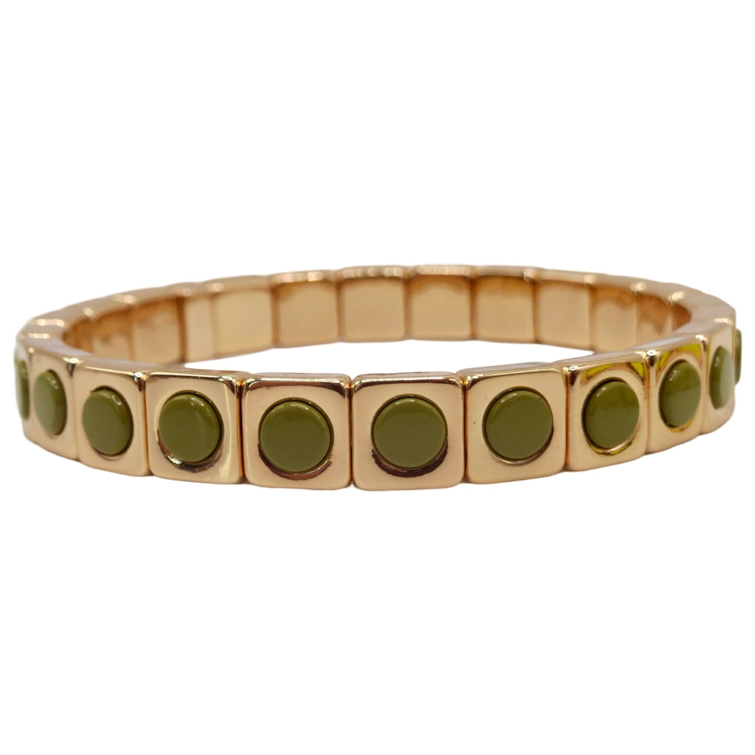 Olive Green Stack Bracelet