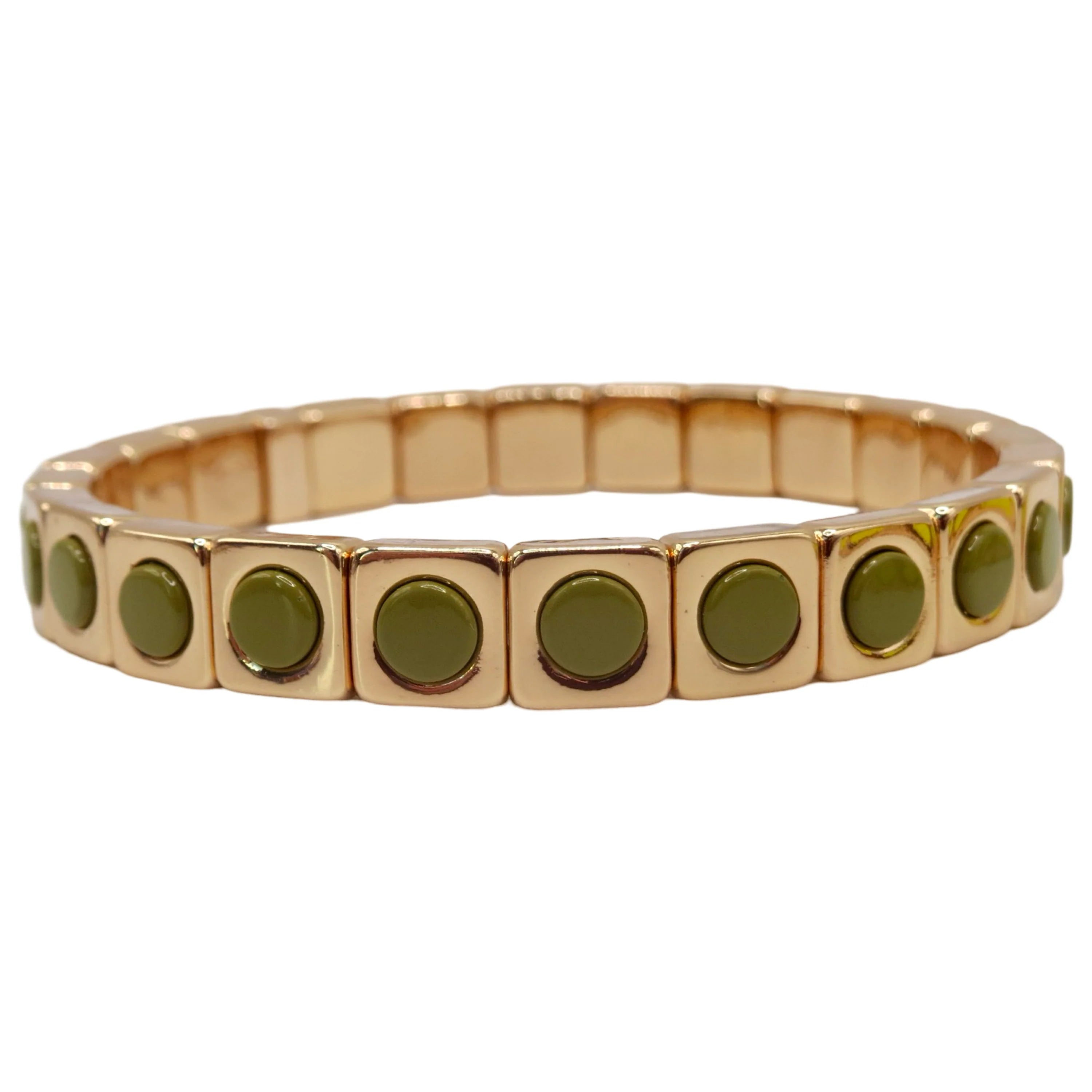Olive Green Stack Bracelet