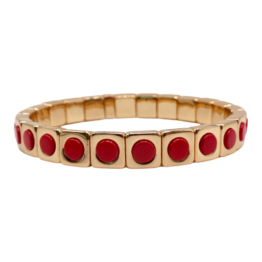 Coral Stack Bracelet