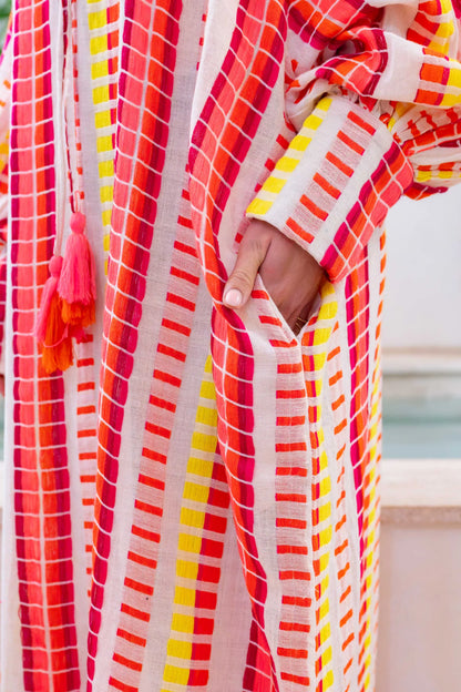 Timelessly Colorful Caftan