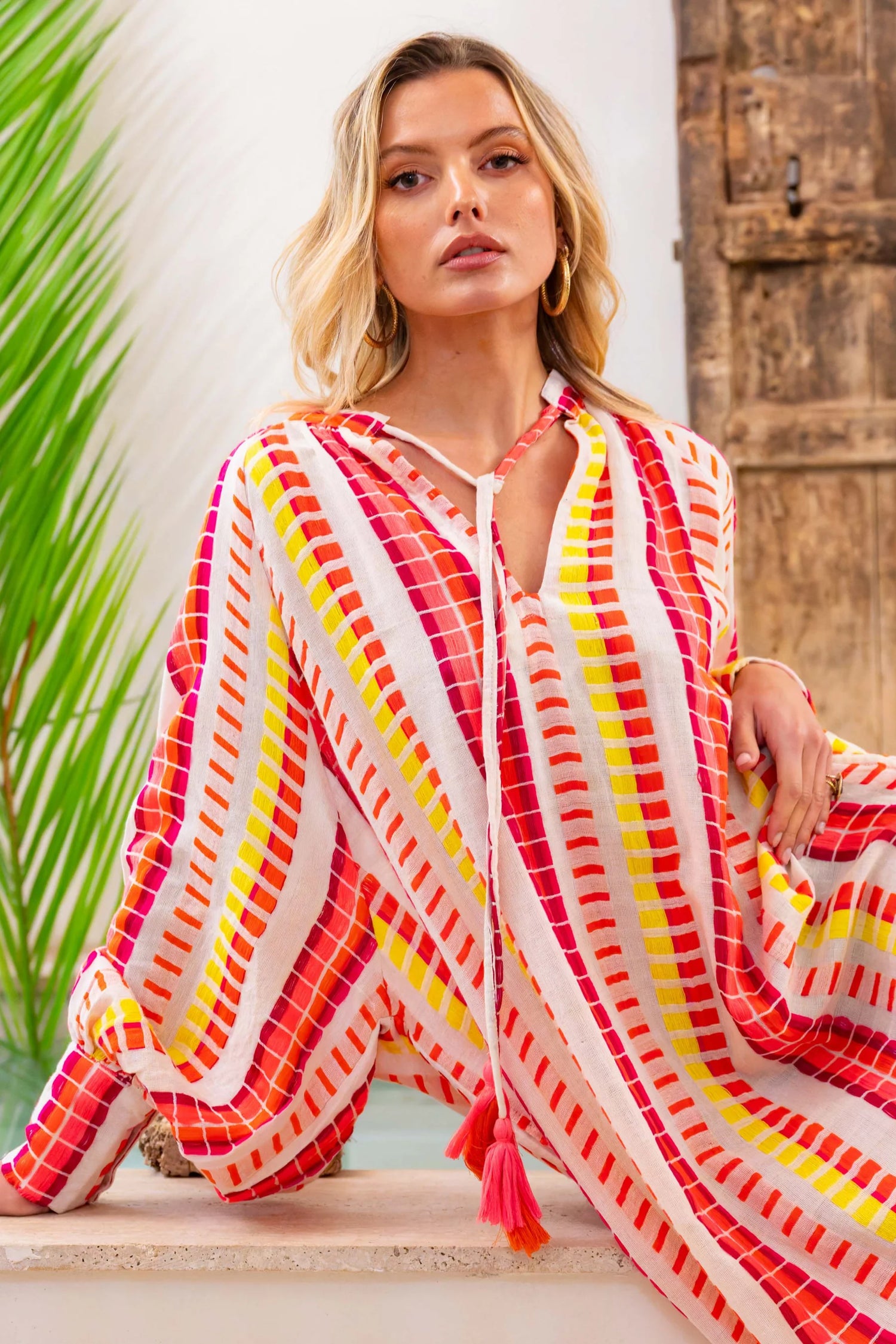 Timelessly Colorful Caftan