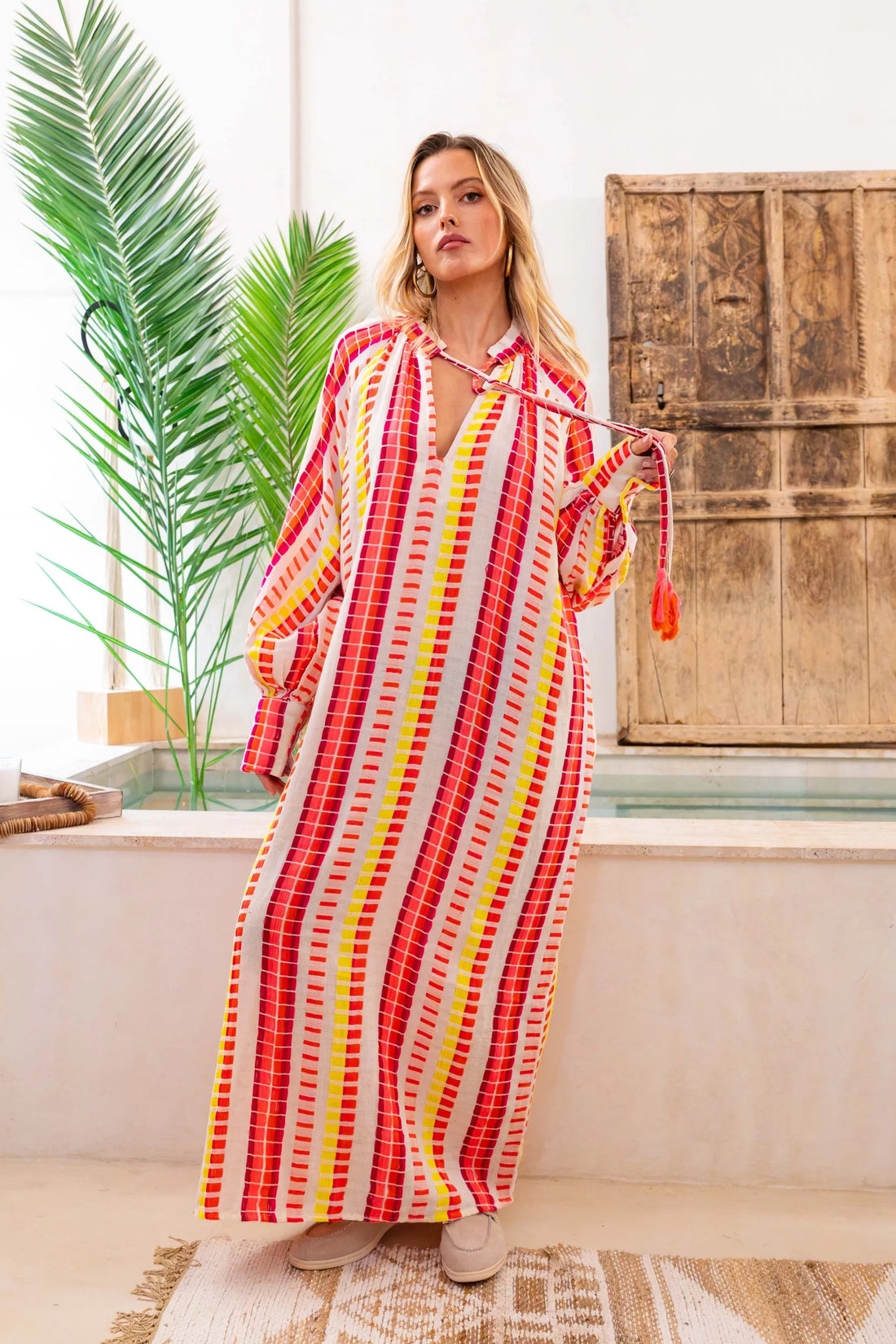 Timelessly Colorful Caftan