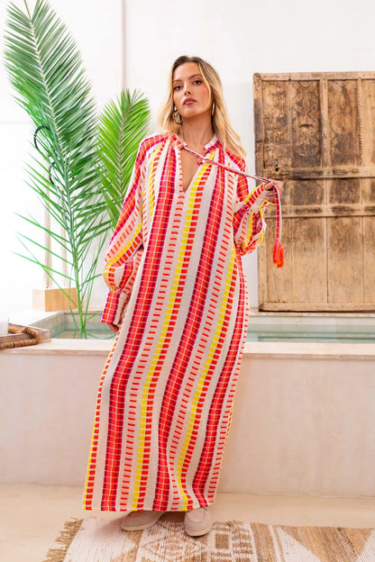 Timelessly Colorful Caftan