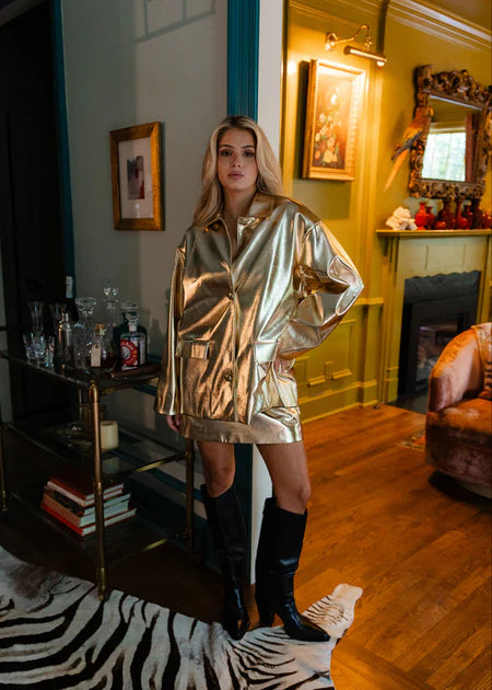 Goldie Glow Shacket