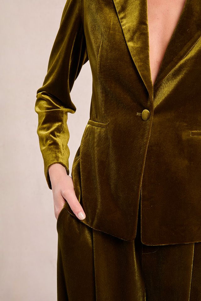 Dirty Martini Velvet Blazer