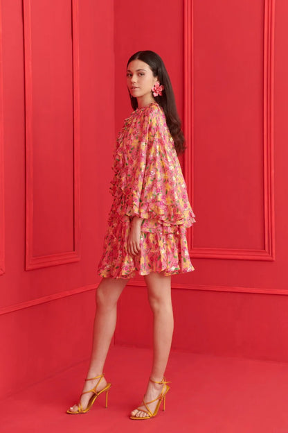 Vespera Dress w/ Cape