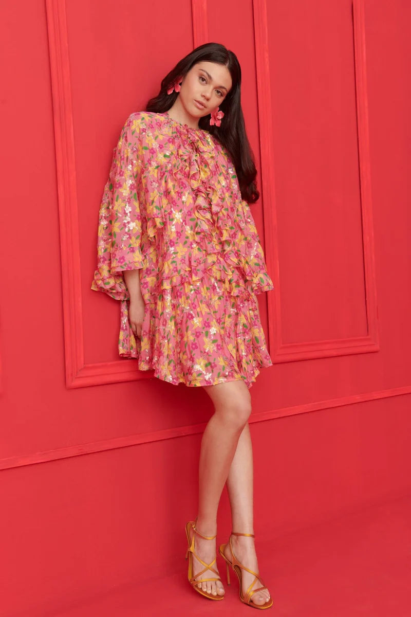 Vespera Dress w/ Cape