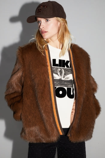 Sporty Fur Coat