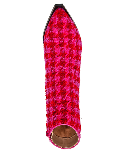 Houndstooth Bootie