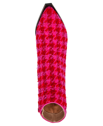 Houndstooth Bootie