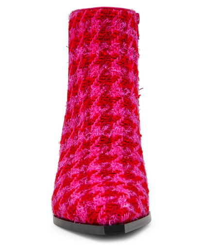 Houndstooth Bootie